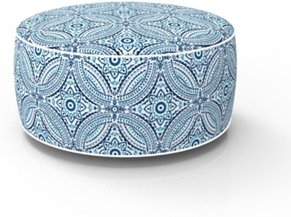 Primaster Sitzpouf 53x23 cm Pouf Bodenkissen Hocker Innen/Außen Sitzhocker