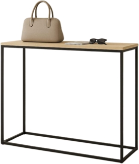 DanDiBo Konsolentisch Schmal Metall Modern 100 x 80 x 30 cm Sideboard Beistelltisch 96636 Ablagetisch Flurtisch Sofatisch