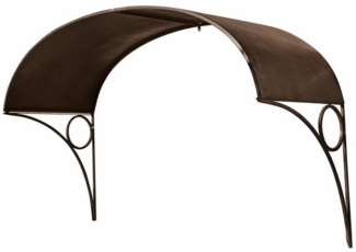 Mirabeau Paravent Vordach Auburn antikschwarz