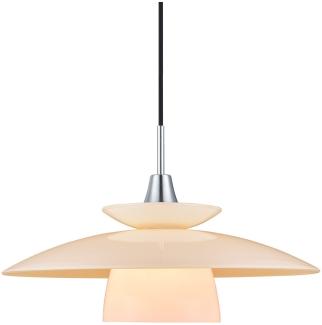 Halo Design No. 733651 Pendelleuchte Scandinavia Opal Chrom Ø 40cm