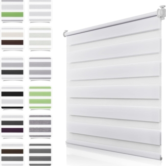 Klemmrollos Fenster ohne Bohren Plissee Klemmfix Verdunklungsrollo 45x170 cm