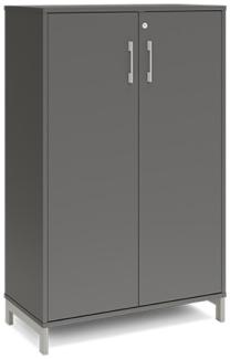 Büroschrank DNA 800x1275 mm Anthrazit/Weiß 3A4