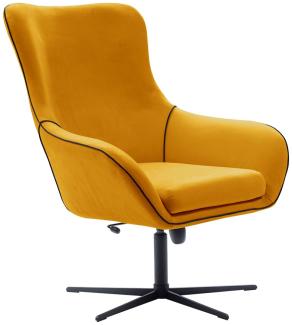 Sessel Elis (Farbe: Velluto 08 + Velluto 08 + Schwarz)