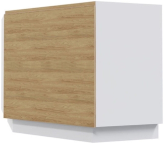 Feldmann-Wohnen Eckschrank Arezzo (1-St) 84cm Front-, Korpusfarbe & Ausführung wählbar grifflos Einlegeboden