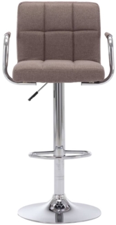 vidaXL Barhocker Taupe Stoff [283418]