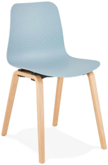 Kokoon Design Stuhl Monark Holz Blau