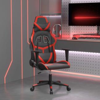 vidaXL Gaming-Stuhl Schwarz und Rot Kunstleder 3143666