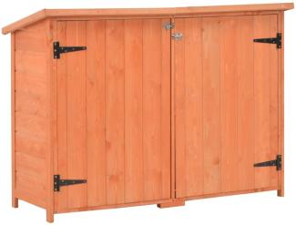 vidaXL Garten-Geräteschuppen 128x42x91 cm Holz 170650