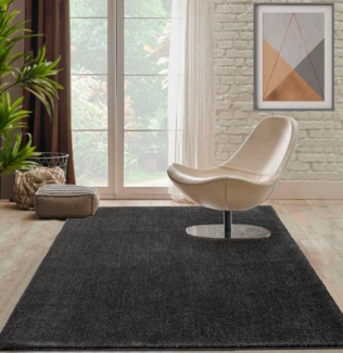 merinos Hochflor-Teppich Forest 340, rechteckig, Höhe: 25 mm, Shaggy, uni meliert, sehr dicht und weich, Wohnzimmer
