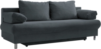 INOSIGN Schlafsofa Como, 2-Sitzer, Federkern, Breite 196 cm, inkl. Rücken.-und Armlehnenkissen