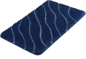 Kleine Wolke Badteppich Tram Mare blau Polyacryl 70 x 120 cm