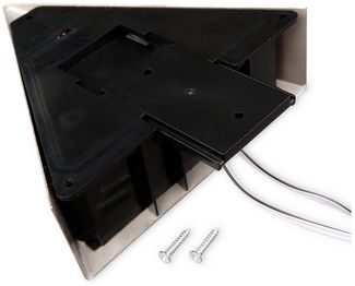 kalb LED Unterbauleuchte Dreieck LED Unterbauleuchten mit Sensor, Warmweiß, dimmbar, Edelstahl, 4er Set warmweiß, warmweiß