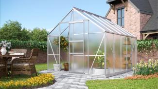 Vitavia Gewächshaus "Merkur 8300", aluminium eloxiert, 8,3 m²,4 mm HKP