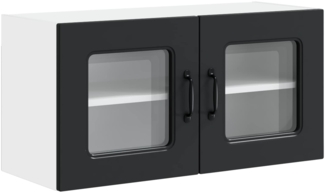 vidaXL Küchenschrank Kalmar Schwarz 80 x 31 x 40 cm Holzwerkstoff 884595