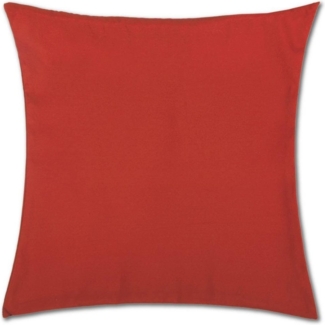 Bestlivings Kissenbezug Rot (30x30 cm) mit verdecktem Reißverschluss - viele Größen und Farben