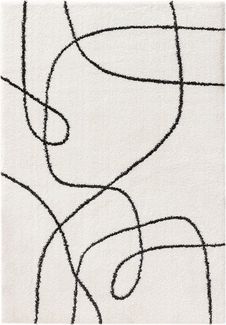 benuta Hochflor-Teppich Louise, rechteckig, Höhe: 21 mm, Kunstfaser, Berber, Ethno-Style, Wohnzimmer