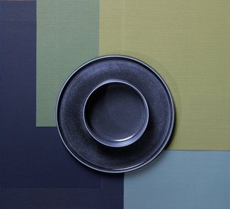 ASA Tabletops Tischset 48x33 cm plum Lederoptik