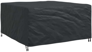 vidaXL Gartenmöbelabdeckung Schwarz 180 x 190 x 85 cm 420D 4105745