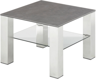 Couchtisch Porto / Puno, Grau, 60 x 43 x 60 cm