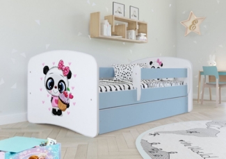 Bjird Kinderbett Babydream 180x80 cm 160x80 cm 140x70 cm (optional mit Matratze, mit Schublade Rausfallschutz und Lattenrost), verschieden Farben und Varianten für Mädchen und Jungen