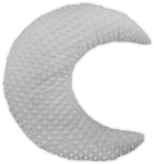 Kinder Mondkissen Minky Grau