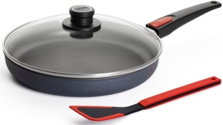 WOLL MADE IN GERMANY Bratpfanne Diamond Lite, Aluminium (Set, 3-tlg), Induktion, inkl. Pfannenwender, abnehmbarer Stiel, Made in Germany