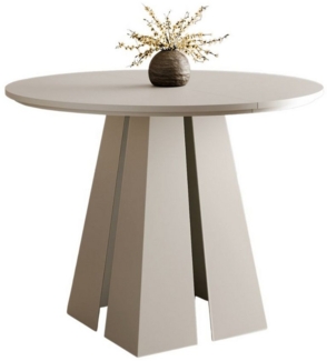 Compleo Esstisch Ø: 100cm oder 120 cm, Designer Tisch, ausziehbarer Tisch TRENDI, Küchentische, MADE IN EU