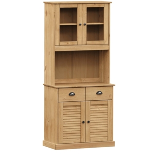 vidaXL Highboard VIGO 78x40x175 cm Massivholz Kiefer 3188301