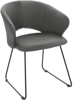 loft24 Armlehnstuhl Pacifica (1 St), Esszimmerstuhl, Polsterstuhl, Stuhl, Bezug in Lederoptik