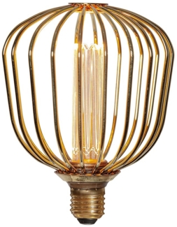 LED-Leuchtmittel ,Decoled Metal', E27, 4,3W, 180lm, 3-Step-Dimmer, gold, warmweiß