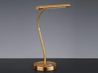 Schicke 4 Watt LED Tischleuchte in Altmessing