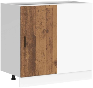 vidaXL Küchenunterschrank Lyon Altholz-Optik Holzwerkstoff 854296