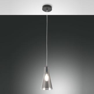 FABAS LUCE No. 3596-40-126 Pendelleuchte Dafne Grau transparent E27