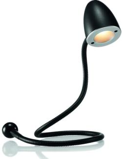 Hansa LED-USB-Leuchte Snake 1,5 W ABS/Metall schwarz satiniert