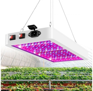 Rosnek Pflanzenlampe 216/312 LEDs,Vollspektrum,für Zimmerpflanzen Gemüse Blumen, 312LEDs, Blau, Rot, Weiß, Orange, LED-Pflanzenwachstumslampe