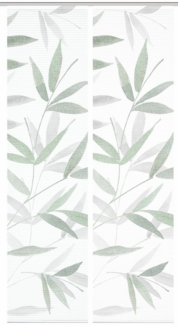 HOME in green Schiebegardine HOME in green RANDOW Schiebegardine recyceltes Polyester, 245x60 cm, (2 St), Polyester (recycelt) Polyester