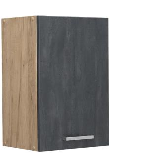 Vicco Hängeschrank R-Line Schwarz Beton Eiche 40 cm