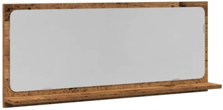 vidaXL Badspiegel Altholz 90x10,5x37 cm Holzwerkstoff 862526