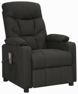 vidaXL Massagesessel Schwarz Stoff [339094]