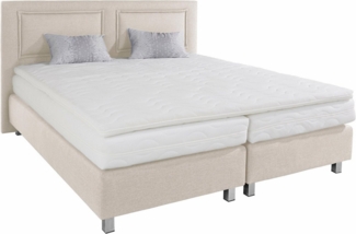 Westfalia Schlafkomfort Boxspringbett, inkl. Kaltschaum-Topper und Zierkissen