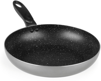 Mama Rossi Aluminium-Pfanne mit Cool-Touch-Griff - 24 cm - anthrazit