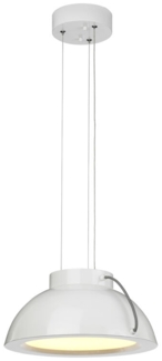 Elstead Lighting Hängeleuchte Europa, Stahl, Weiß, 1 Lampe v2