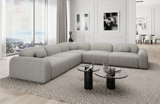 Sofa Dreams Ecksofa Stoff Eckcouch Polstersofa Luxus Eck Couch Barcelona L Form, Loungesofa