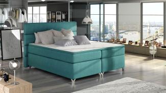 Amadeo 160X200, Boxspring Bett, Blau