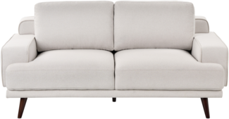 2-Sitzer Sofa Stoff hellbeige DALUM