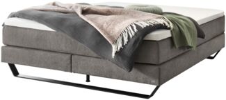 Julieta Boxspringbett schwarz Polyester/Polyamid/Viskose 200cm x 140cm x 59cm