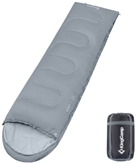 KingCamp Kinderschlafsack Oasis 250 Kinder Decken Schlafsack Sommer Camping, 1,40 m Lang & Breit
