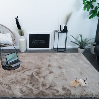 Consilio Concept Fellteppich Teppich Hasenfell Imitat HEAVEN Fell Hochflor rechteckig Höhe: 50 mm