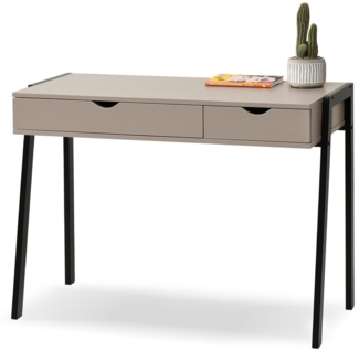 Compleo Schreibtisch mit 2 Schubladen, Modern und geräumig LUNDS