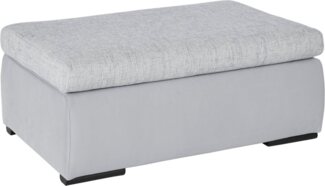 Home affaire Polsterhocker Win, mit schwarzen Metallfüßen, frei im Raum stellbar